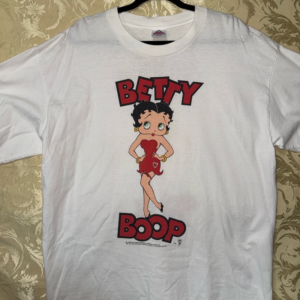Alstyle 1996 Betty Boop White Tee